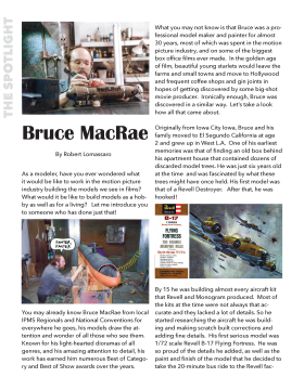 The Spotlight: Bruce MacRae